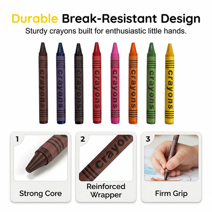Non-Toxic Crayon Set for Kids