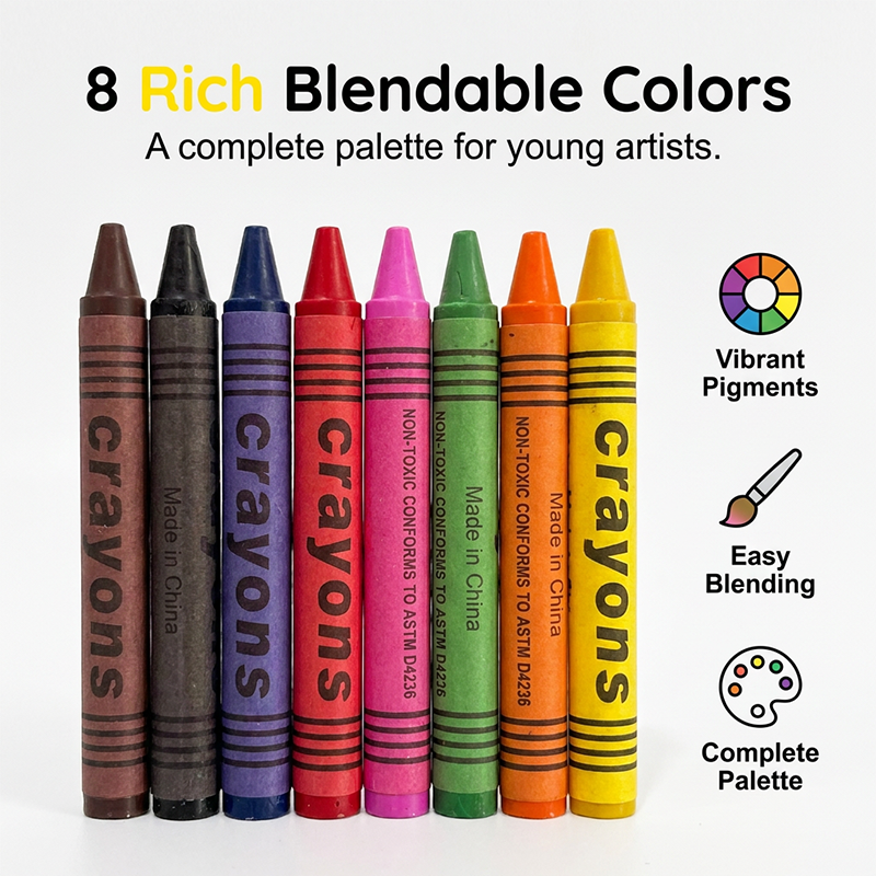 Non-Toxic Crayon Set for Kids