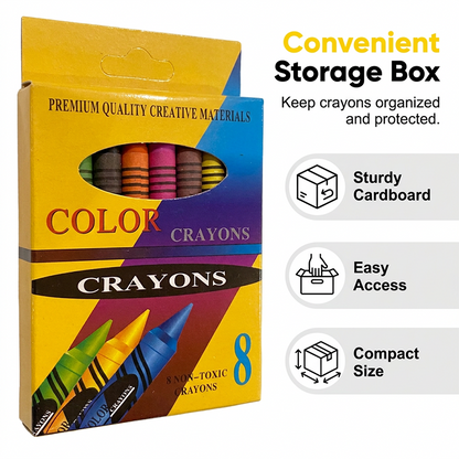 Non-Toxic Crayon Set for Kids
