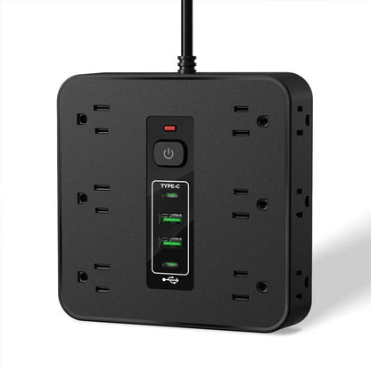 Square Surge Protector Power Strip