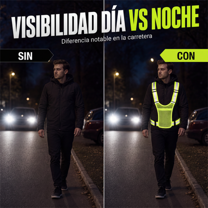 🦺✨ High-Visibility Reflective Vest – Practical Pocket, Comfortable Fit, and Total Safety for Day and Night Running 🌙🏃‍♂️