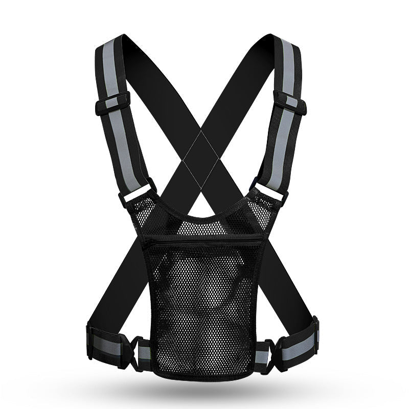 🦺✨ High-Visibility Reflective Vest – Practical Pocket, Comfortable Fit, and Total Safety for Day and Night Running 🌙🏃‍♂️