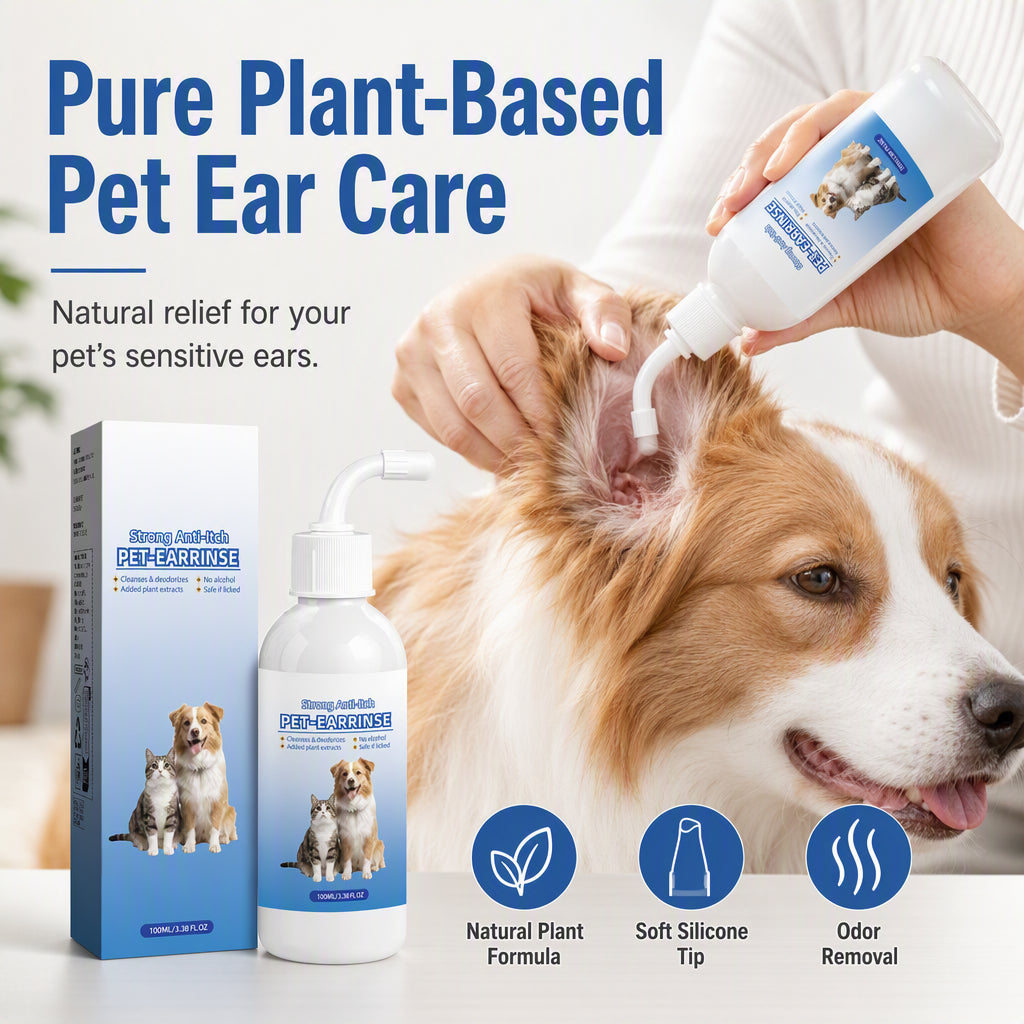 Pet Ear Cleaner for Dogs & Cats