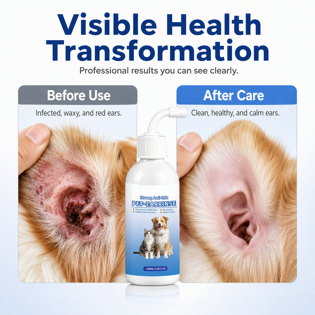Pet Ear Cleaner for Dogs & Cats