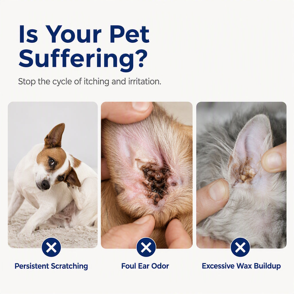 Pet Ear Cleaner for Dogs & Cats
