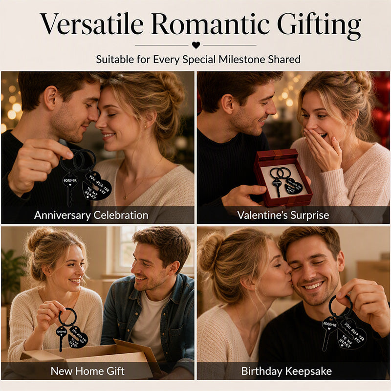 Romantic Couple Keychain Set