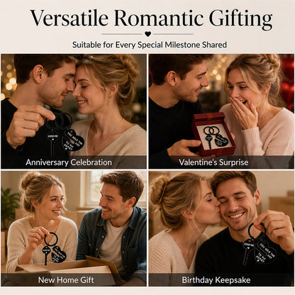 Romantic Couple Keychain Set