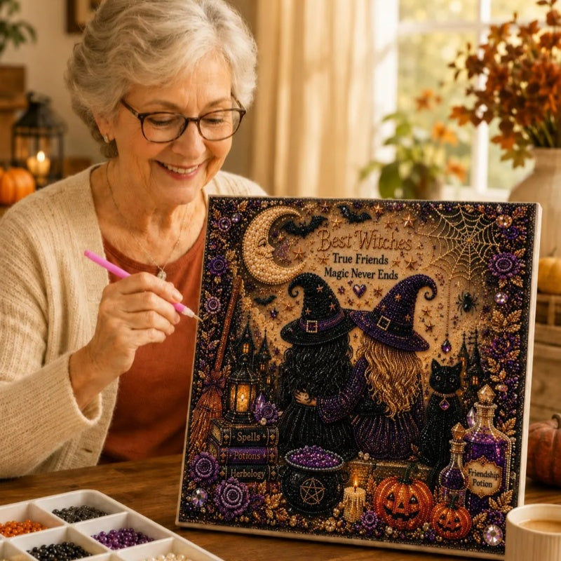 Halloween Synthetic Pearl Painting DIY Kit