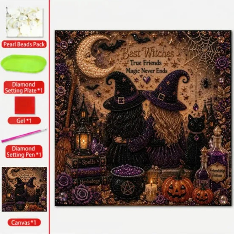 Halloween Synthetic Pearl Painting DIY Kit