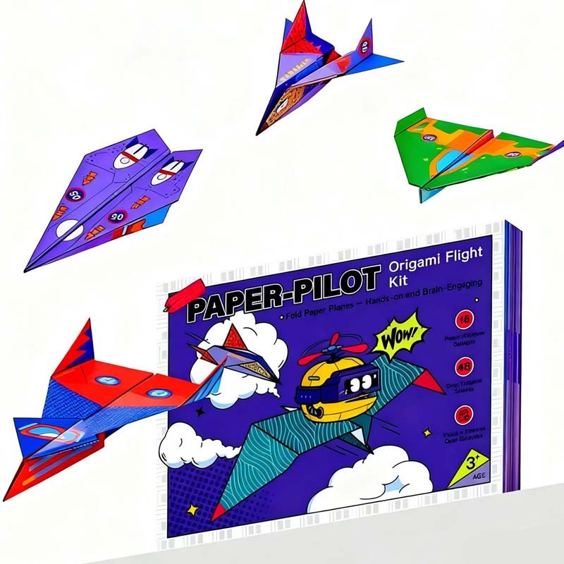 🎉 2026 Sale — Over 32 700 Sold!🔥 Creative DIY Paper Airplane Set For Kids