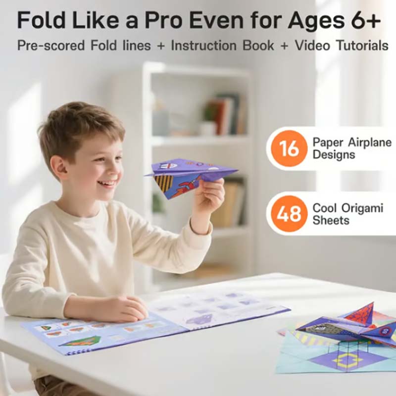 🎉 2026 Sale — Over 32 700 Sold!🔥 Creative DIY Paper Airplane Set For Kids