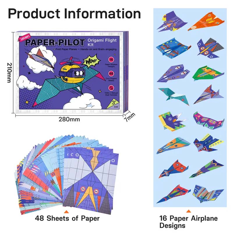 🎉 2026 Sale — Over 32 700 Sold!🔥 Creative DIY Paper Airplane Set For Kids