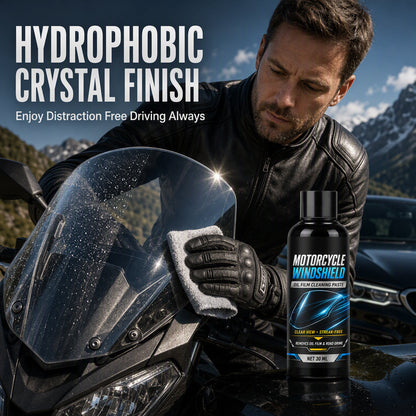 Motorcycle Windshield Oil Film Removal Paste