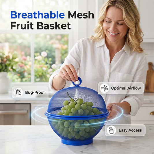 🧺 50% OFF! 🍎 Fruit basket with lid – Protects & keeps fruit fresh
