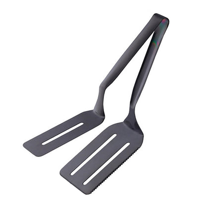 Stainless Steel Steak Tongs with Serrated Edge