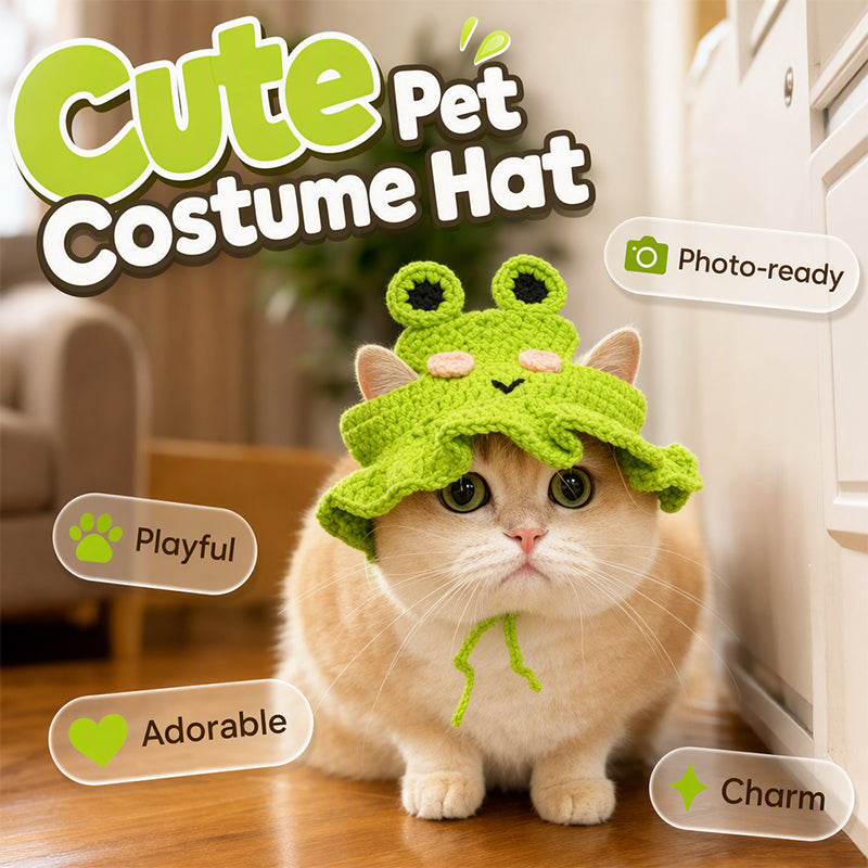 Cute Knitted Pet Hat