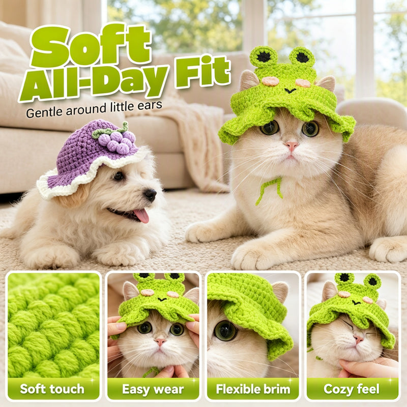 Cute Knitted Pet Hat