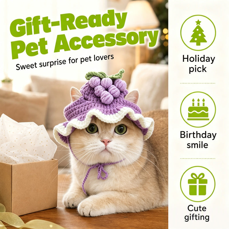 Cute Knitted Pet Hat