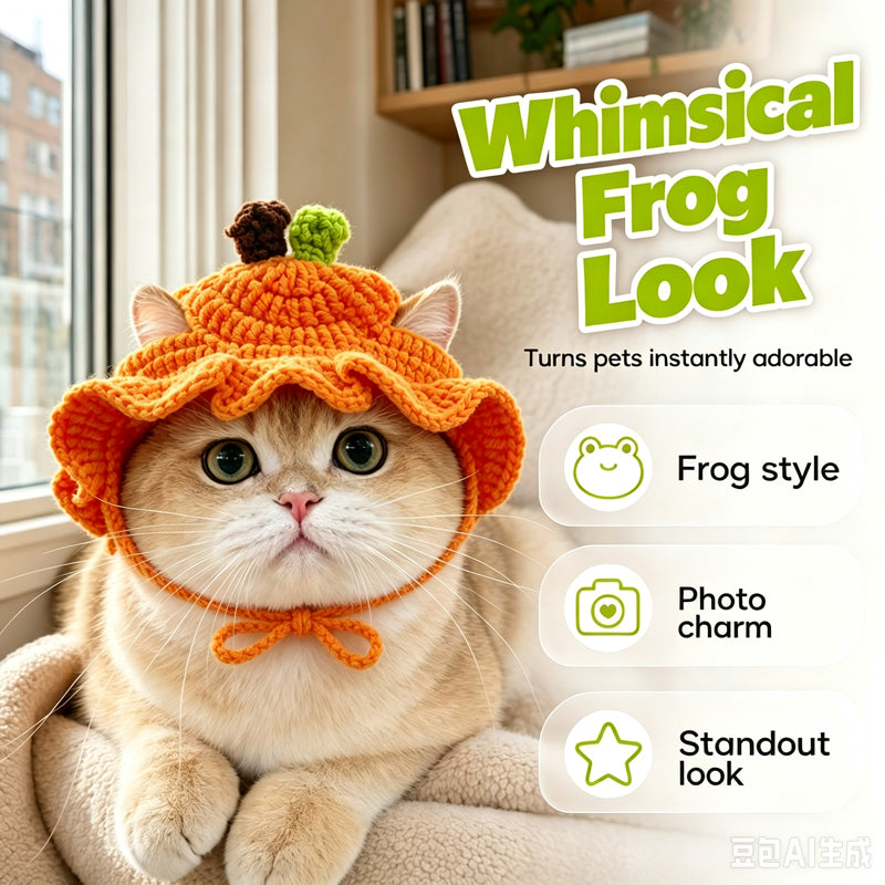 Cute Knitted Pet Hat