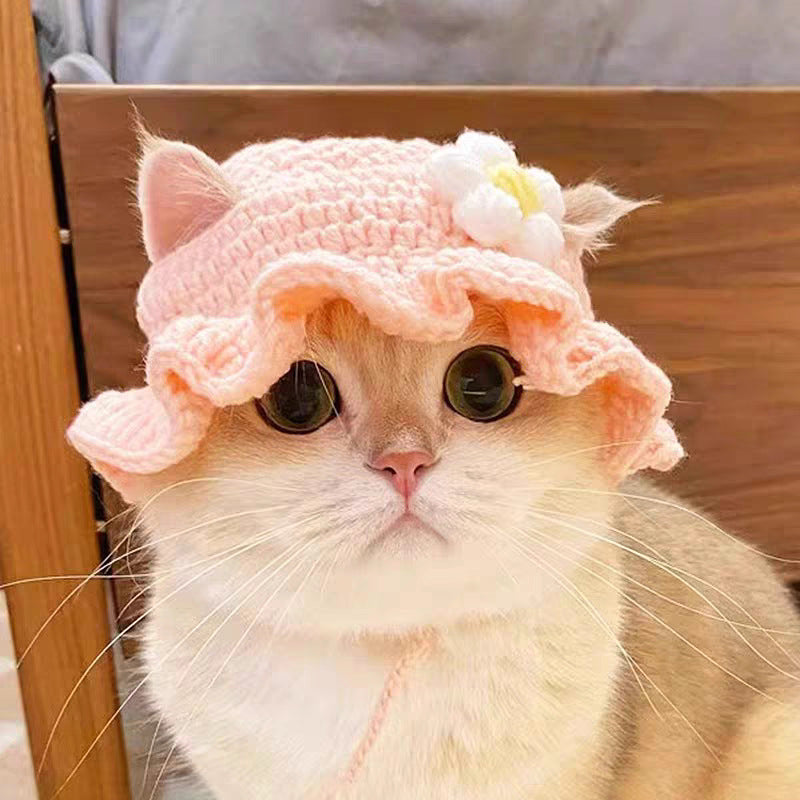 Cute Knitted Pet Hat