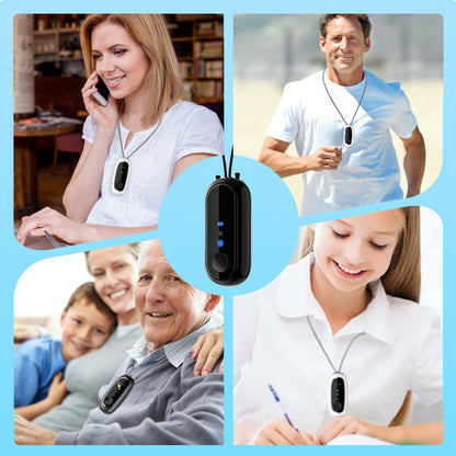 🌬️✨ Wearable Negative Ion Air Purifier – Fresh Air Everywhere You Go! 🍃💪
