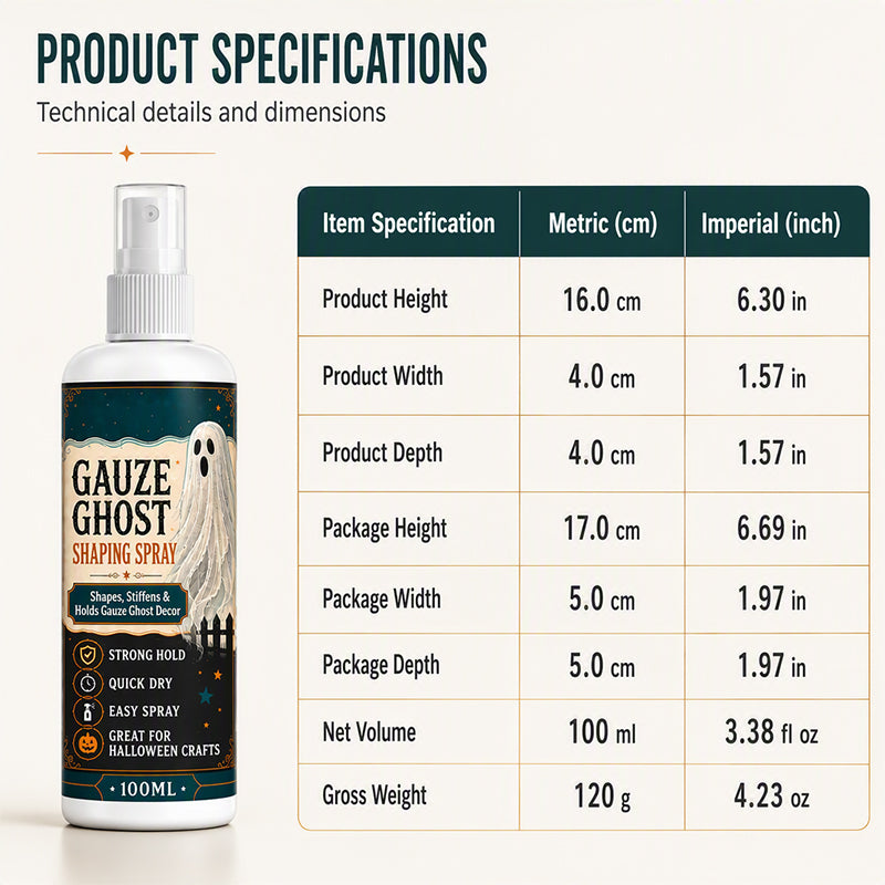 Halloween Quick-Dry Fabric Stiffening Spray