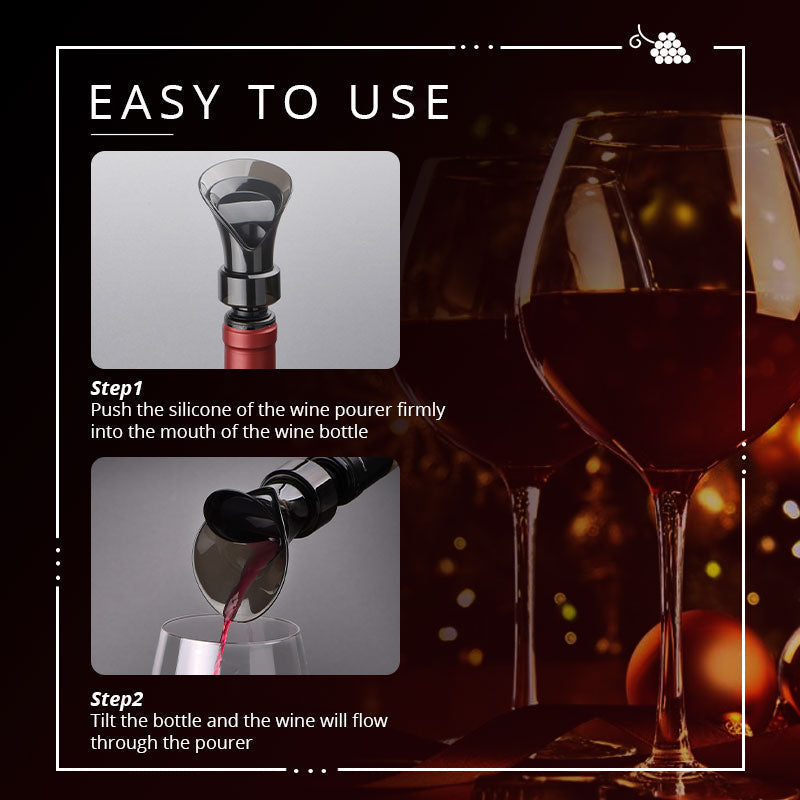 🍷 2-in-1 Wine Saver with Vacuum Pump & Sealer – Preserves Freshness & Aroma