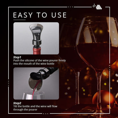 🍷 2-in-1 Wine Saver with Vacuum Pump & Sealer – Preserves Freshness & Aroma