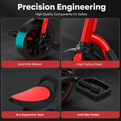 3-in-1 Kids’ Tricycle Balance Bike