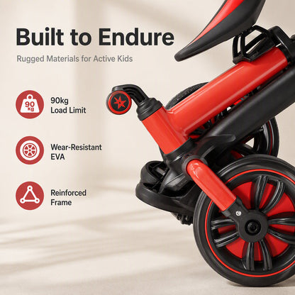 3-in-1 Kids’ Tricycle Balance Bike