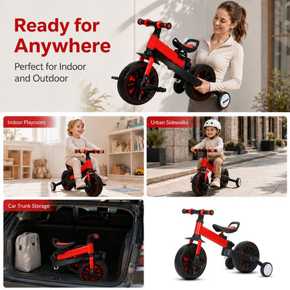 3-in-1 Kids’ Tricycle Balance Bike
