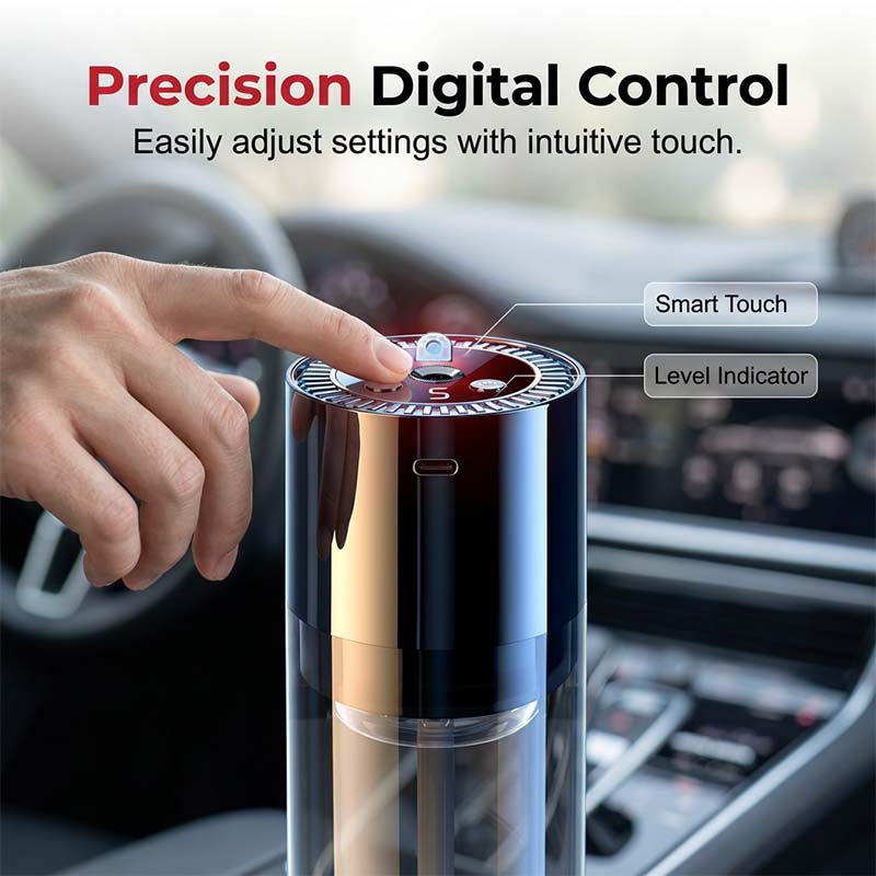 Smart Car Oil Diffuser with Starry Light
