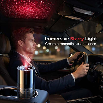 Smart Car Oil Diffuser with Starry Light