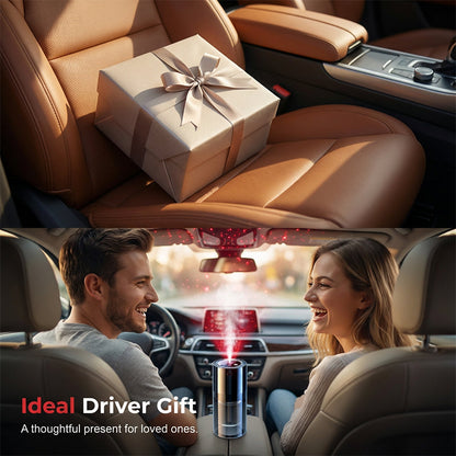 Smart Car Oil Diffuser with Starry Light