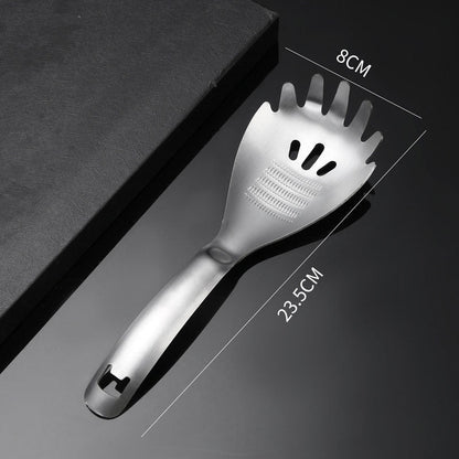 🥄 Stainless Steel Cooking Spoon with Strainer, Masher & More