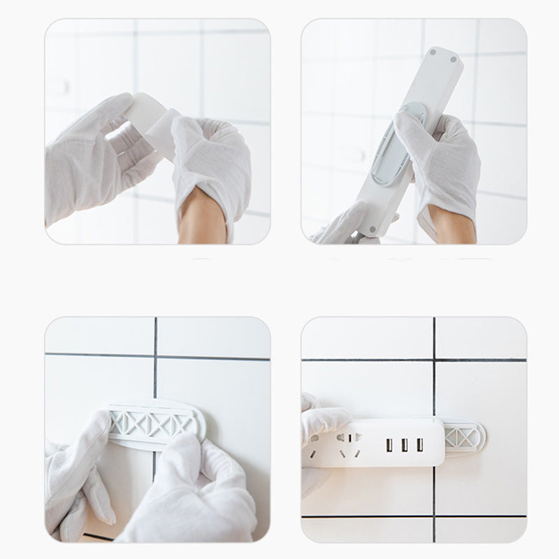 Adhesive Punch-free Socket Holder