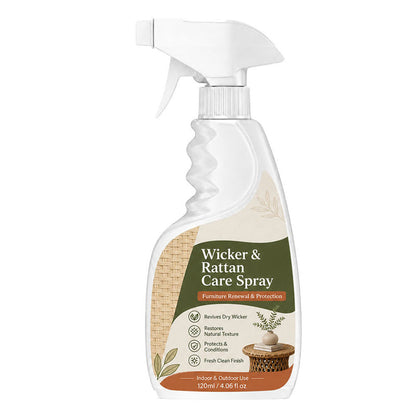 Wicker and Rattan Care Spray 120ml Restore Natural Color and Protect Woven Furniture