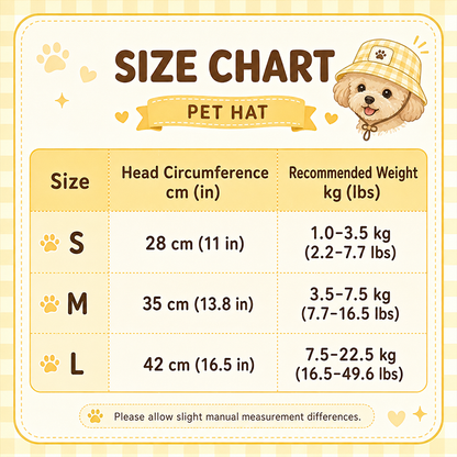 Summer Puppy Bucket Hat with Ear Holes
