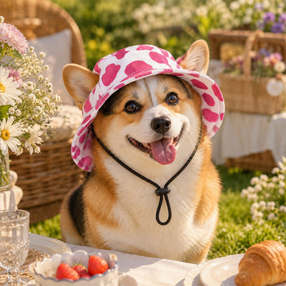 Summer Puppy Bucket Hat with Ear Holes