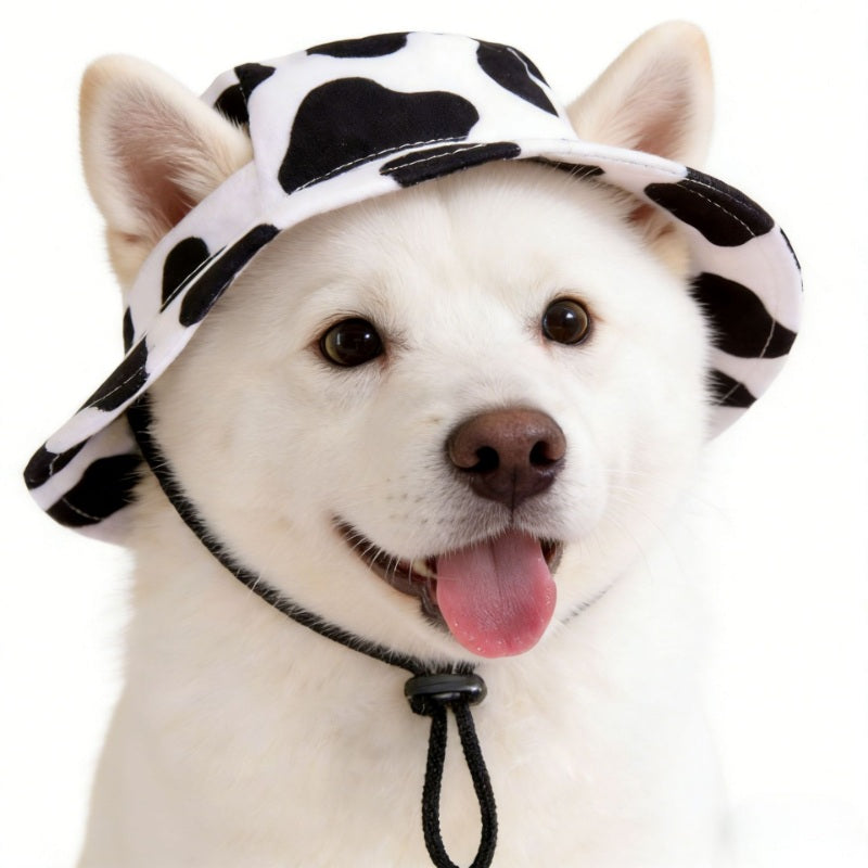 Summer Puppy Bucket Hat with Ear Holes