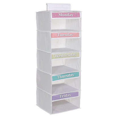 5-Shelf Hanging Closet Organizer