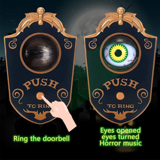 🎃 Best Sellers for Halloween 2026! 😈 Doorbell shaped like a one-eyed demon