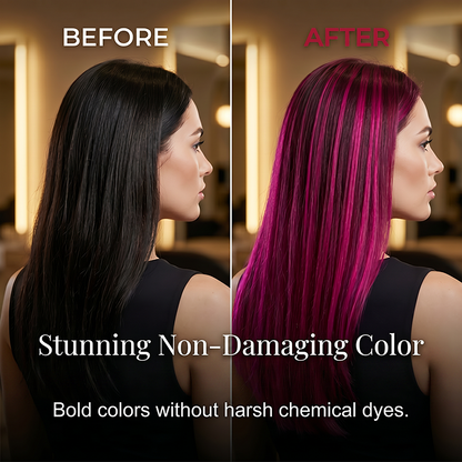 12PCS Straight Clip-In Colored Hair Extensions
