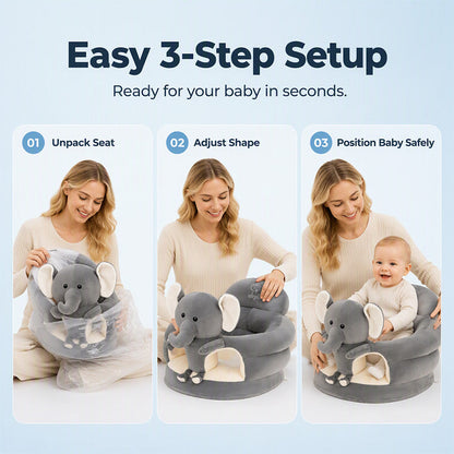 🎉 2026 Sale — Over 18,000 Sold! 👶 Cartoon Baby Support Sofa – Safe Sitting Training Seat, Cozy Design, Helps Little Ones Sit Steady ✨