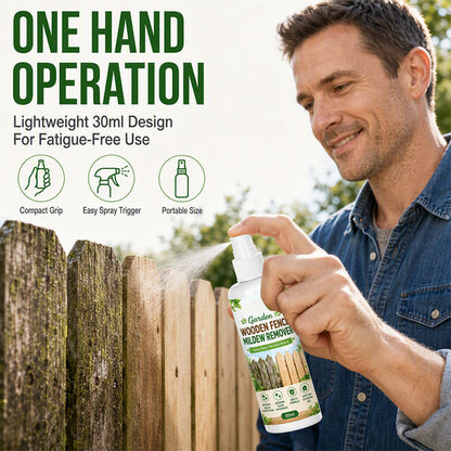 Outdoor Wooden Fence Mildew Remover Spray