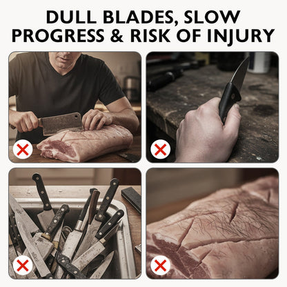 Professional Pork Hair Scraper with 10 Blades