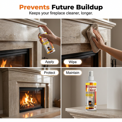🔥50% OFF NOW! Fast‑Acting Fireplace Cleaner Spray, Deep Penetrating Soot & Smoke Stain Remover, Residue‑Free Cleaning Spray for Fireplace Surfaces