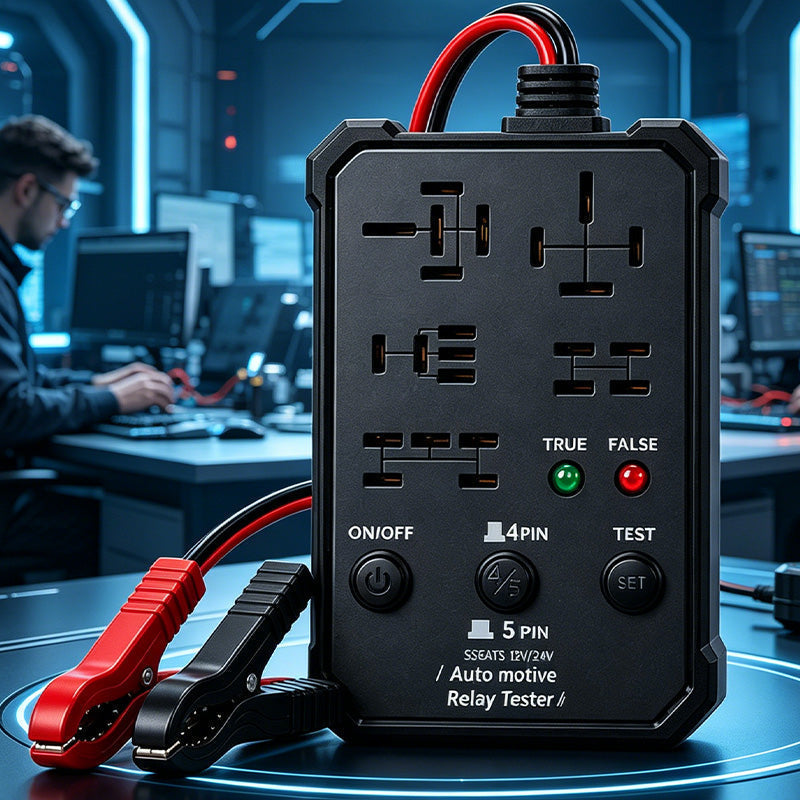 ⏳🔥LIMITED-TIME 50% OFF! ⏰Automotive Relay Tester with Relay Puller