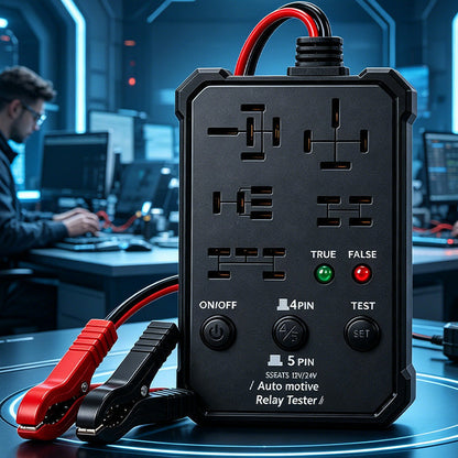 ⏳🔥LIMITED-TIME 50% OFF! ⏰Automotive Relay Tester with Relay Puller