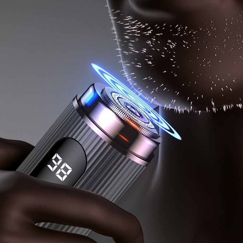 Mini Travel Shaver with LED Power Display